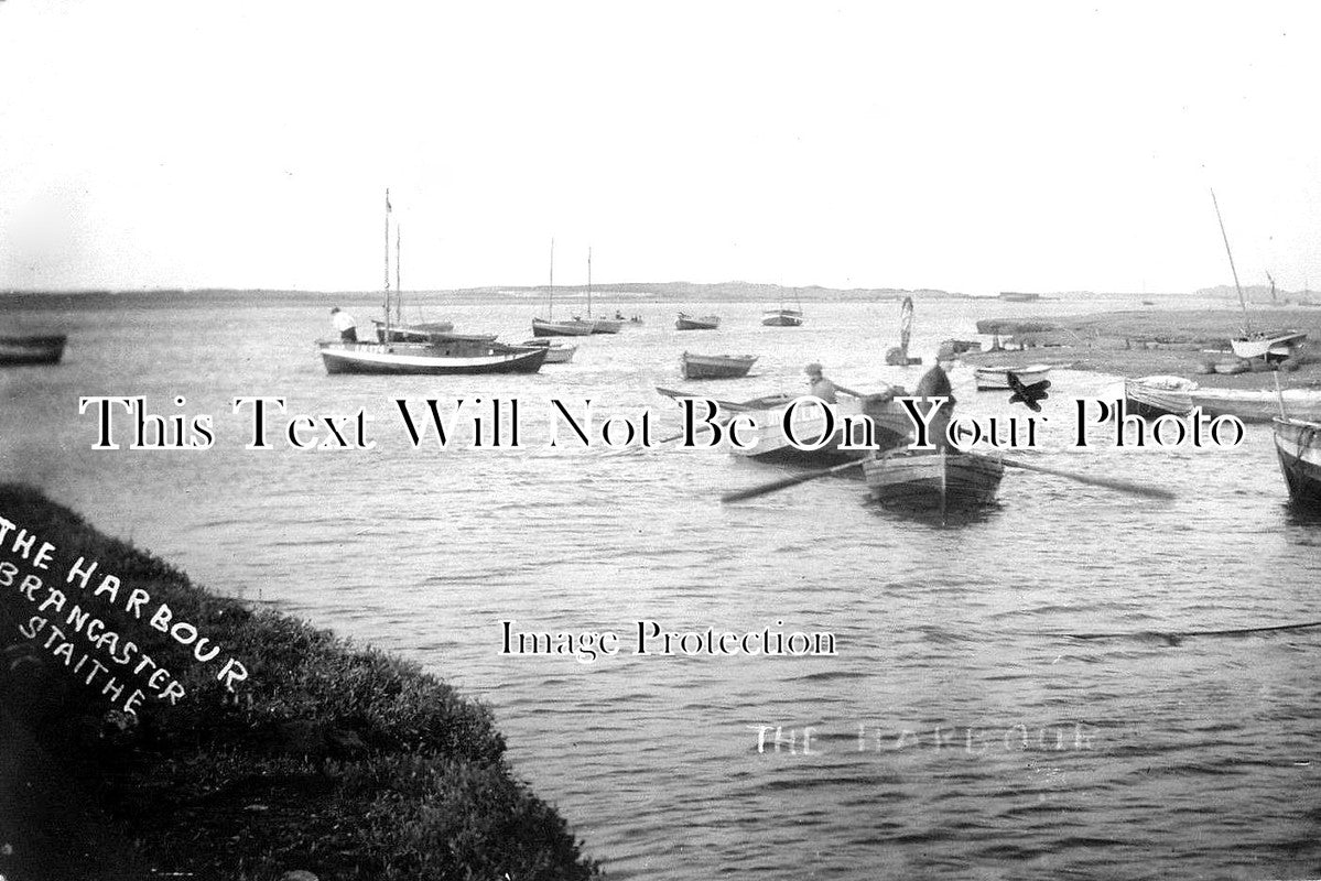 NF 1614 - The Harbour, Brancaster Staithe, Norfolk c1913