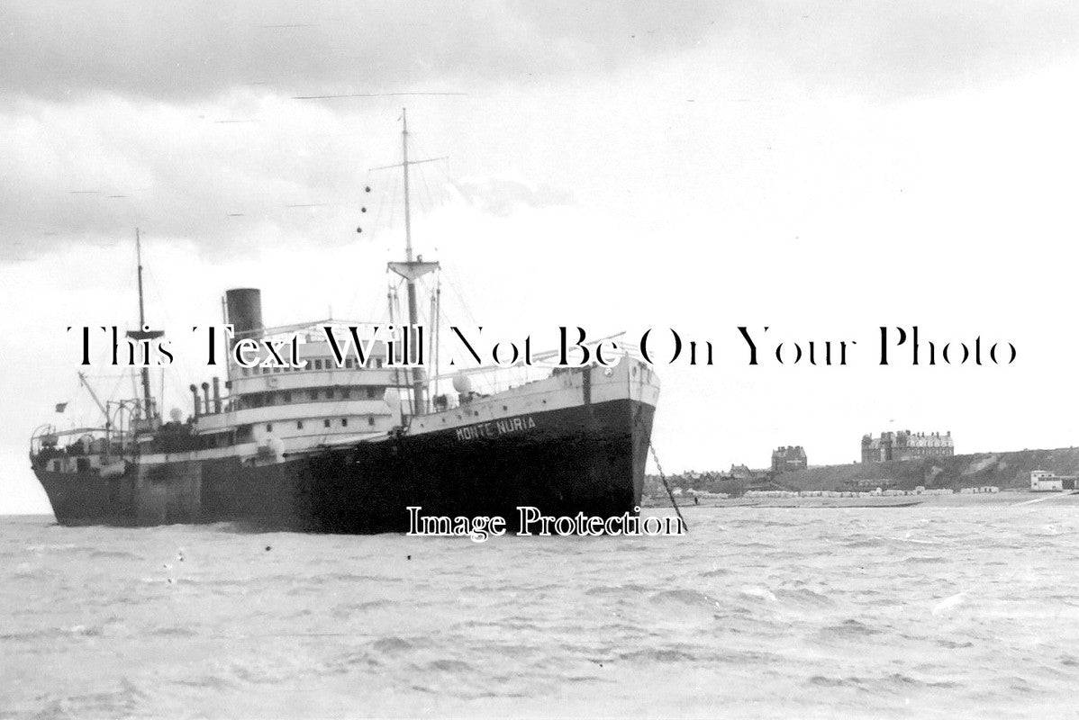 NF 1623 - Monte Nuria Anchored Off Sheringham, Norfolk 1948
