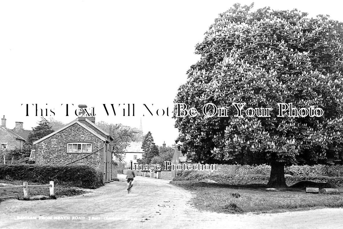 NF 1629 - Banham From Heath Road, Norfolk