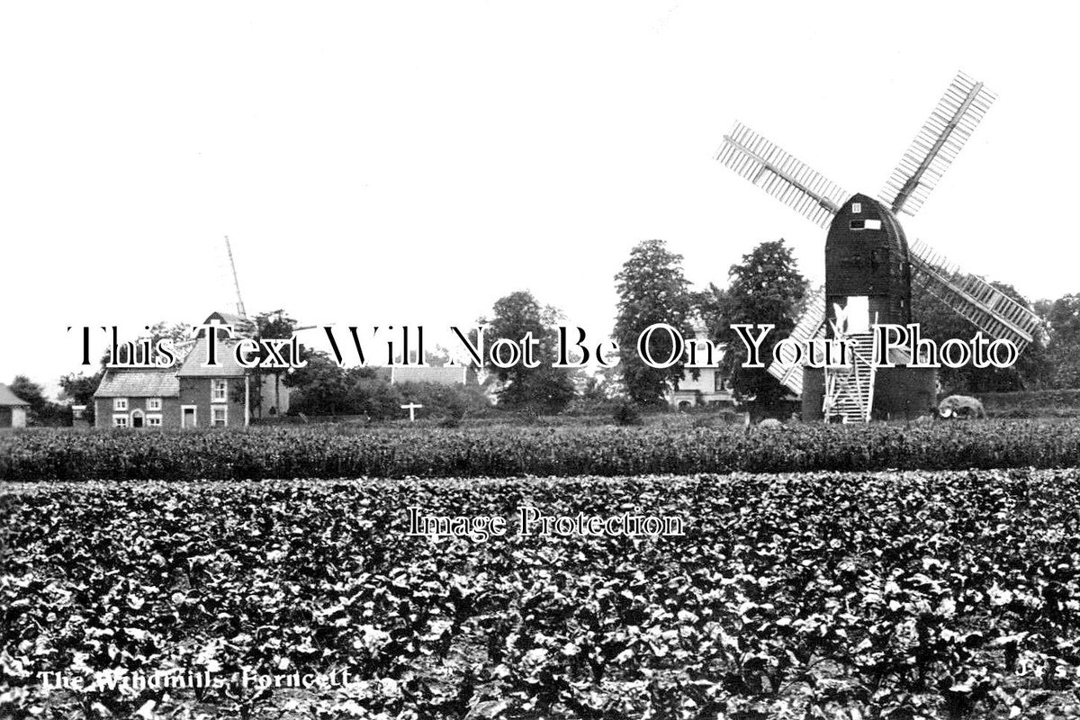 NF 1645 - The Windmills, Mill, Forncett, Norfolk c1918