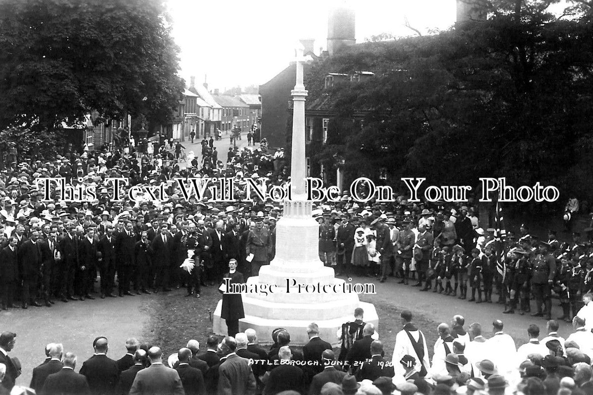 NF 1679 - Attleborough War Memorial Event, Norfolk 1920