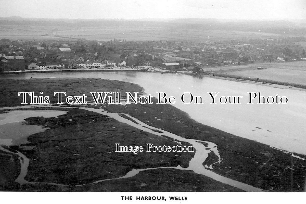 NF 169 - Wells Next The Sea Aerial View, Norfolk