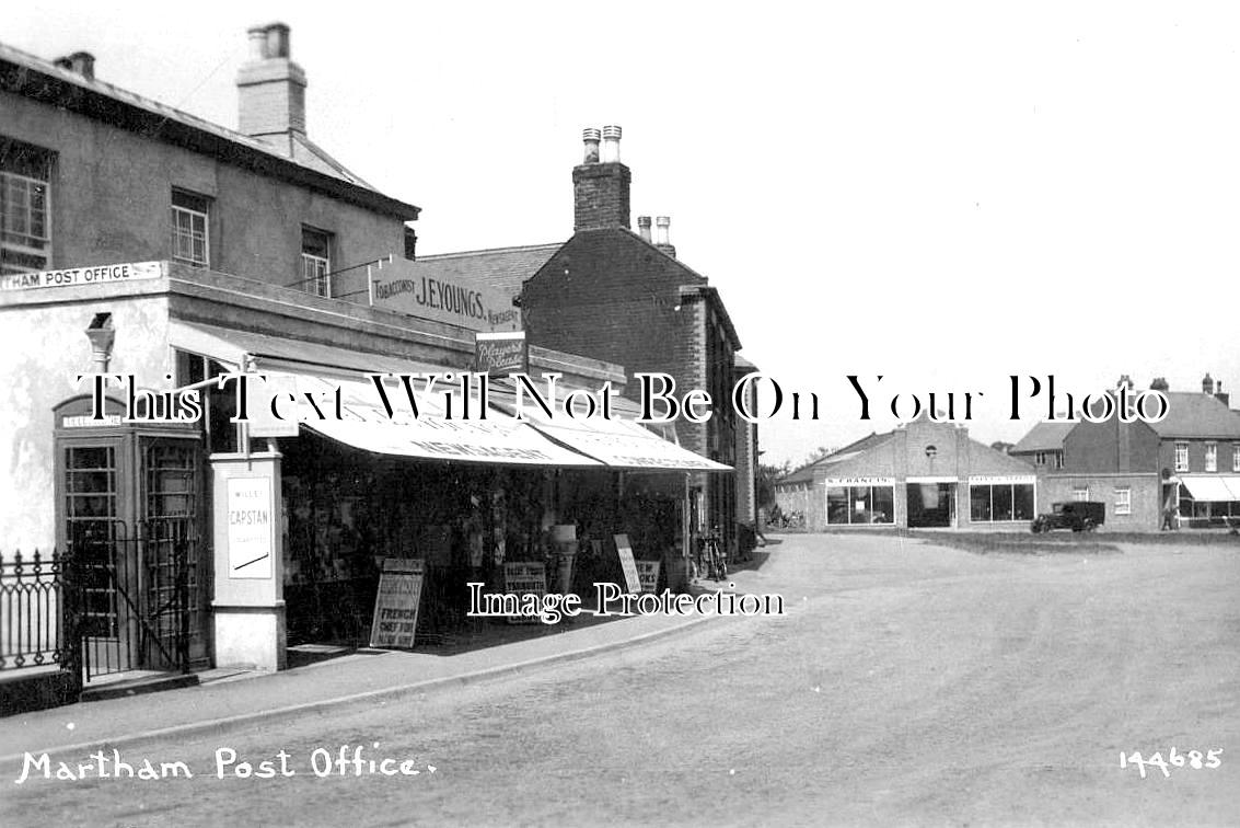 NF 1745 - Martham Post Office, Norfolk c1943
