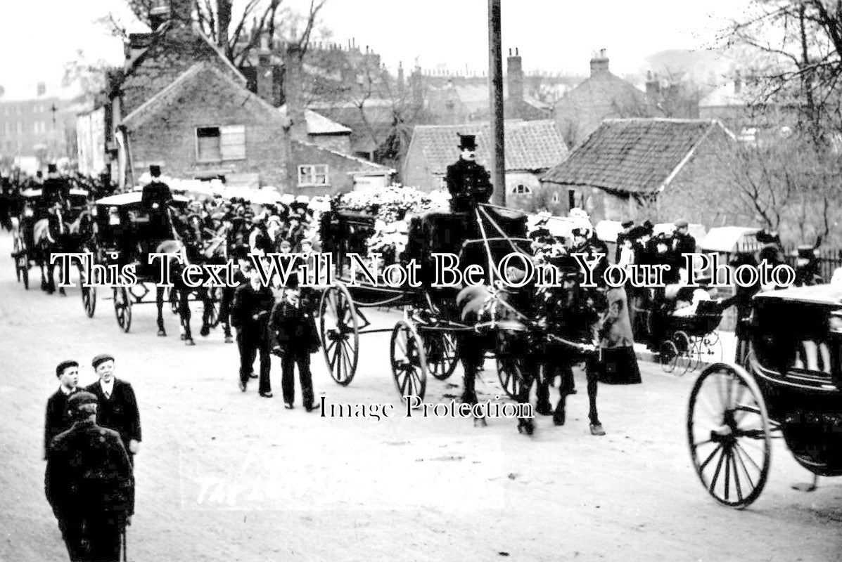 NF 1814 - Funeral Of The Late Dr F.H. Hands, Kings Lynn, Norfolk
