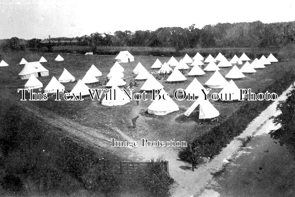 NF 1818 - Sussex Regiment Military Camp, Stalham, Norfolk c1915