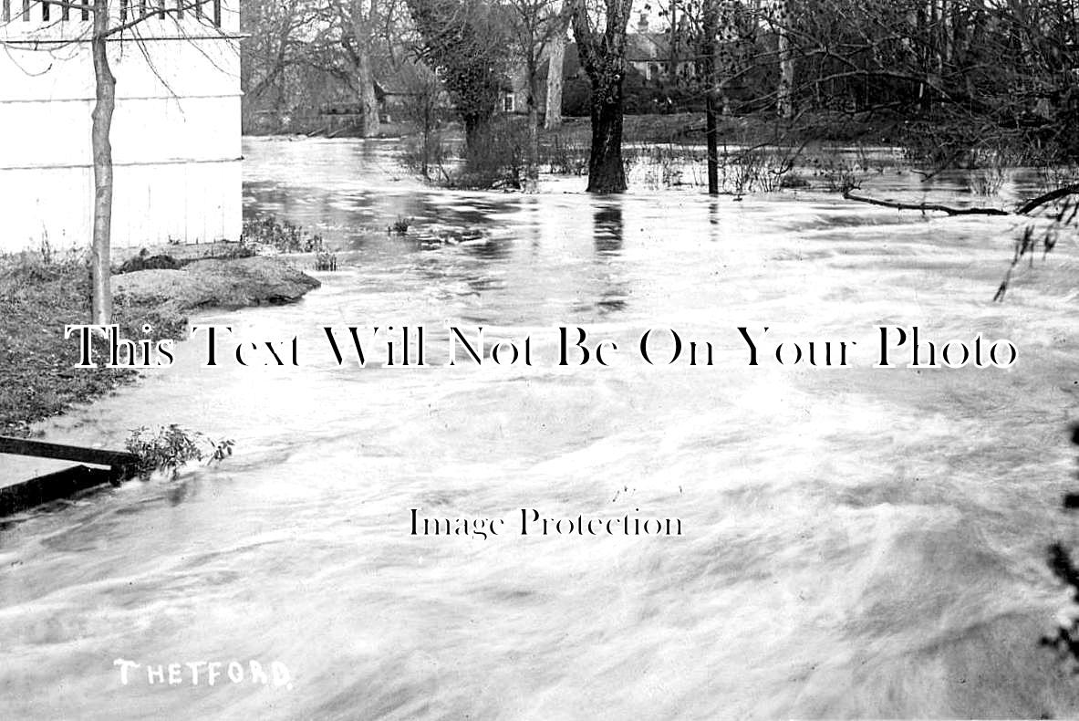 NF 1841 - Thetford Floods, Norfolk c1911