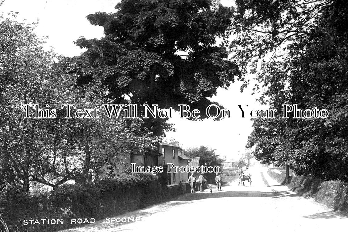 NF 1844 - Station Road, Spooner Row, Norfolk c1908