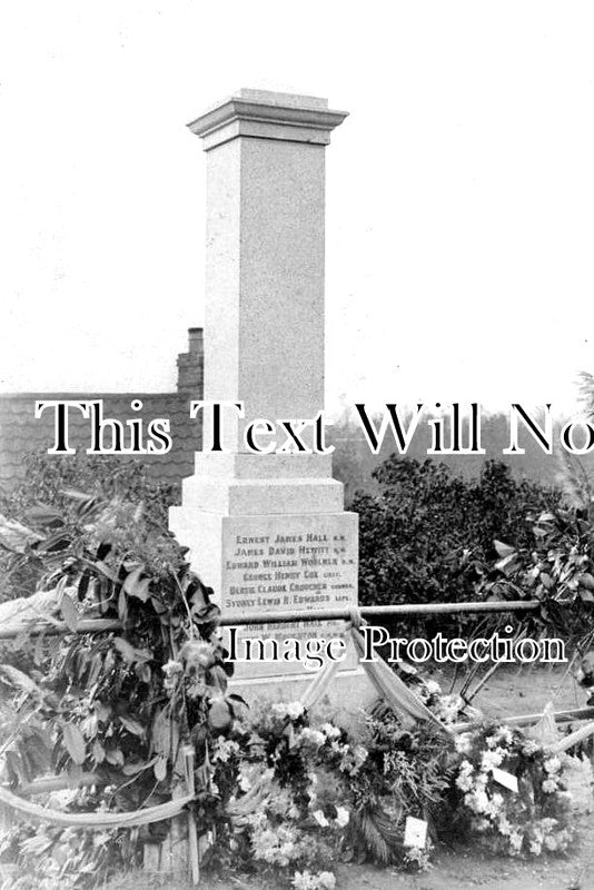 NF 1891 - Reedham War Memorial Unveiling, Norfolk c1922 WW1