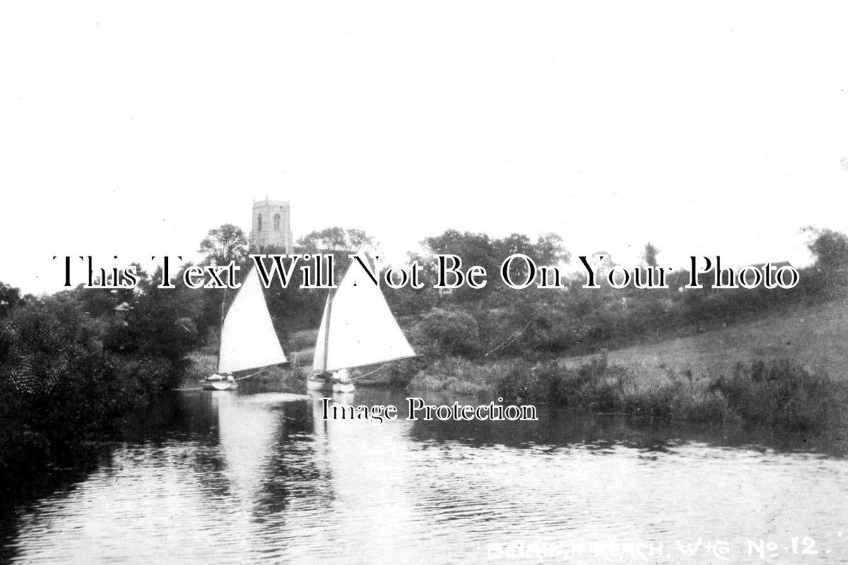 NF 1932 - Belaugh Reach, Norfolk c1908
