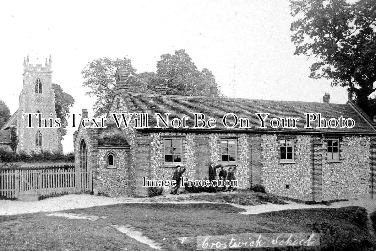 NF 2083 - Crostwick School, Norfolk