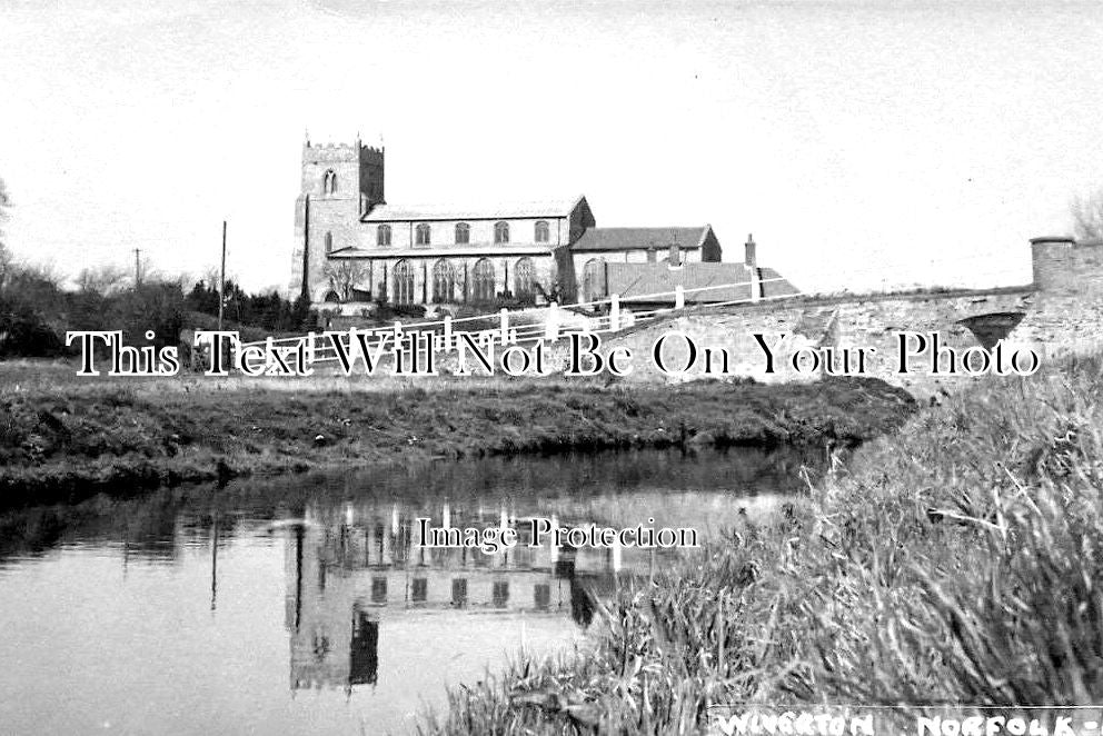 NF 2106 - Wiverton Church & River, Norfolk