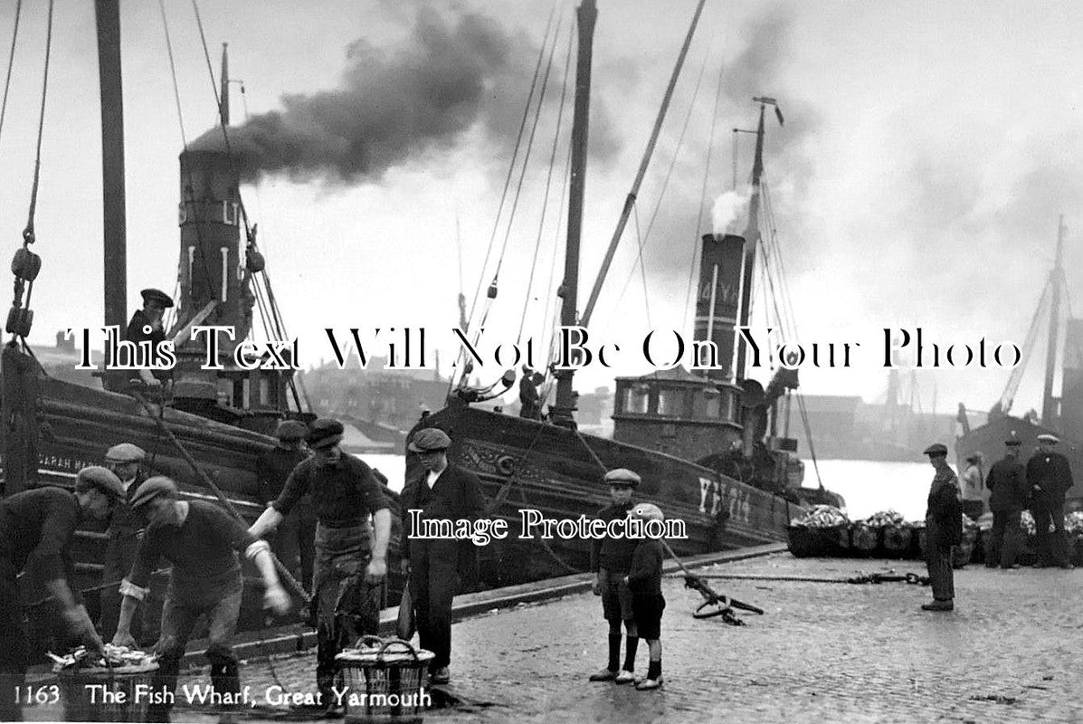 NF 2159 - The Fish Wharf, Great Yarmouth, Norfolk