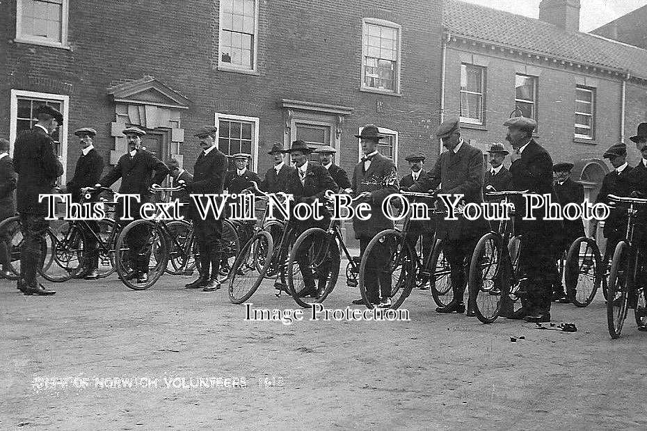 NF 22 - City Of Norwich Volunteers, Norfolk 1915
