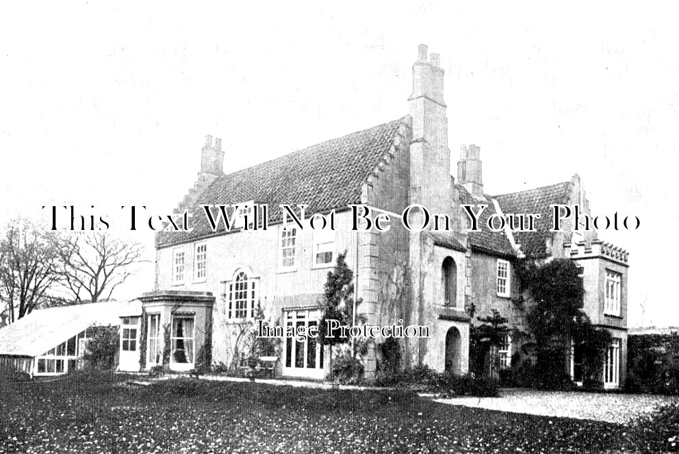 NF 2298 The Hall Manor House, Dersingham, Norfolk c1910 JB Archive