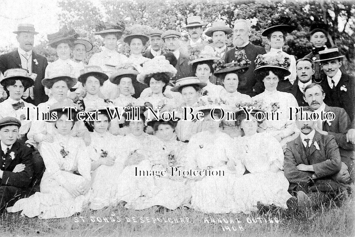 NF 2380 - St Johns De Sepulchre Annual Outing, Norwich, Norfolk 1909