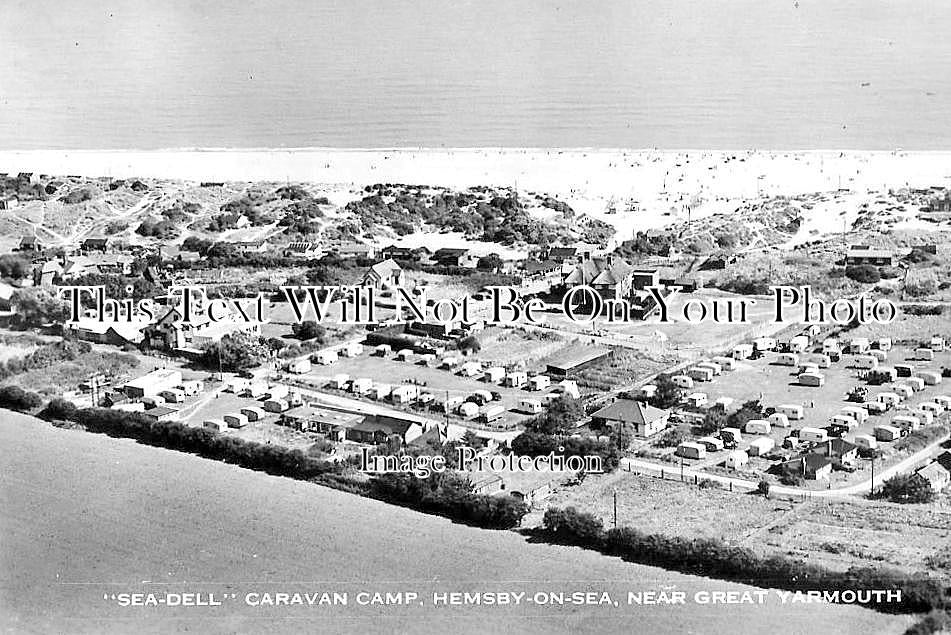 NF 2453 - Sea Dell Caravan Camp, Hemsby On Sea, Norfolk