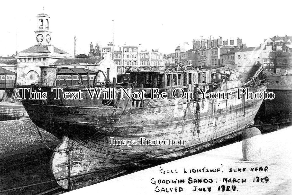 NF 2455 - Gull Lightship Sank Near Goodwin Sands, Norfolk