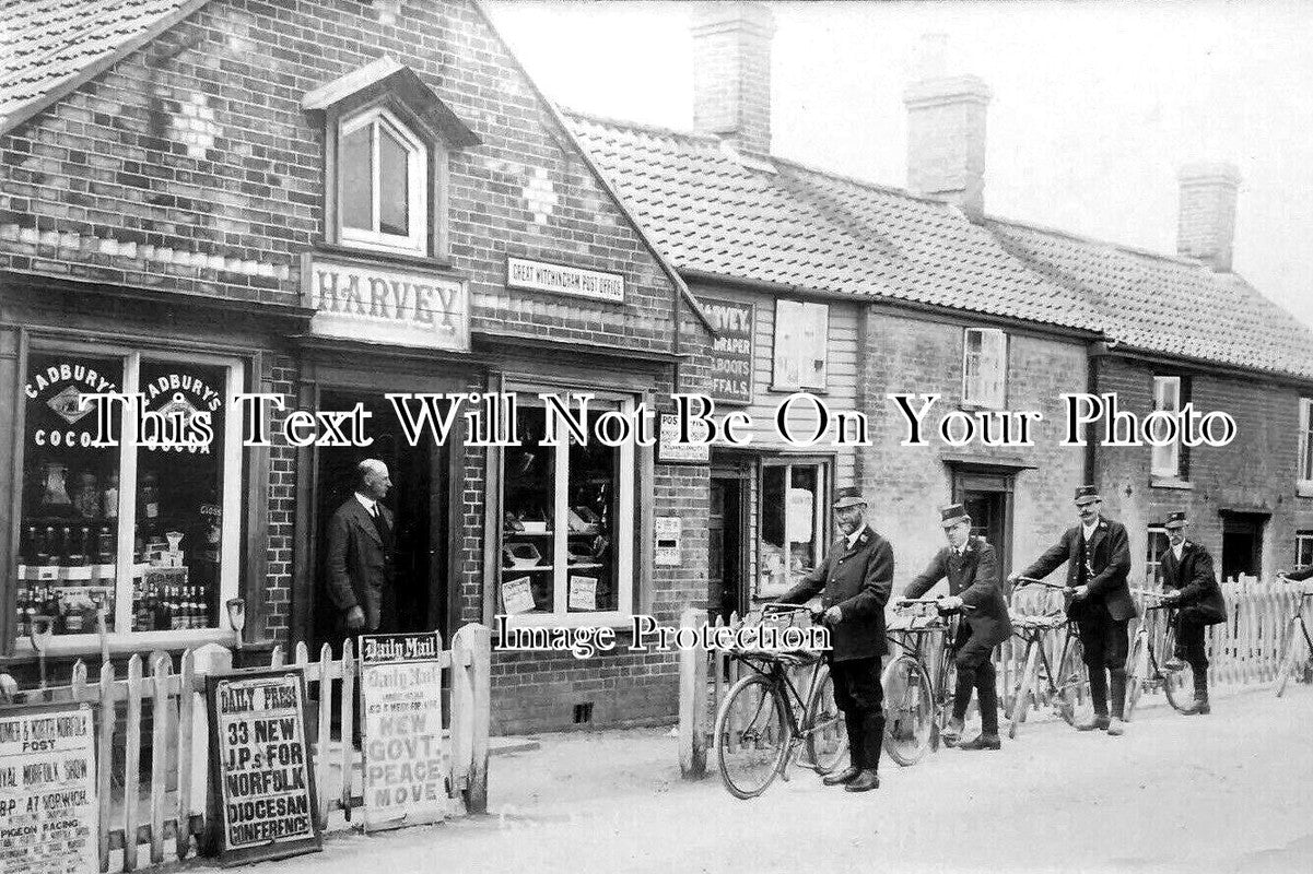 NF 2516 - Great Witchingham Post Office, Norfolk c1914