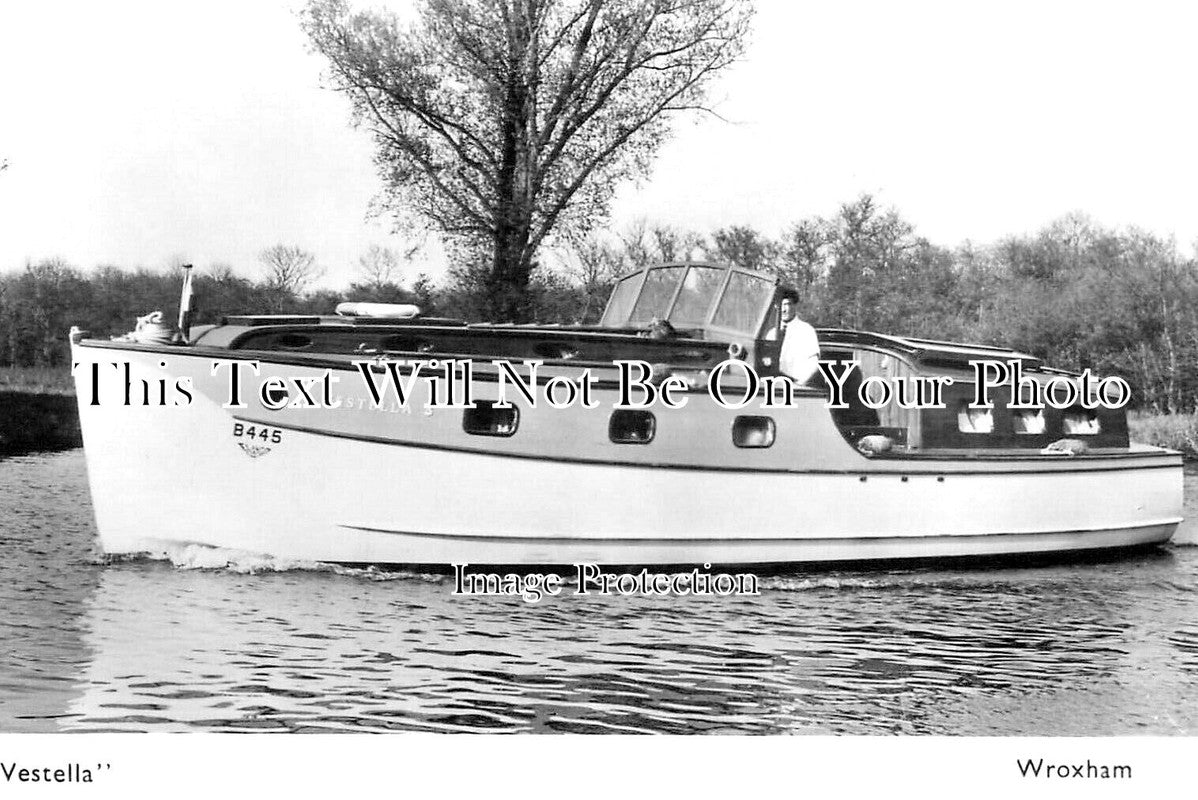 NF 2591 - Vestella Cruiser Boat, Norfolk Broads, Wroxham, Norfolk