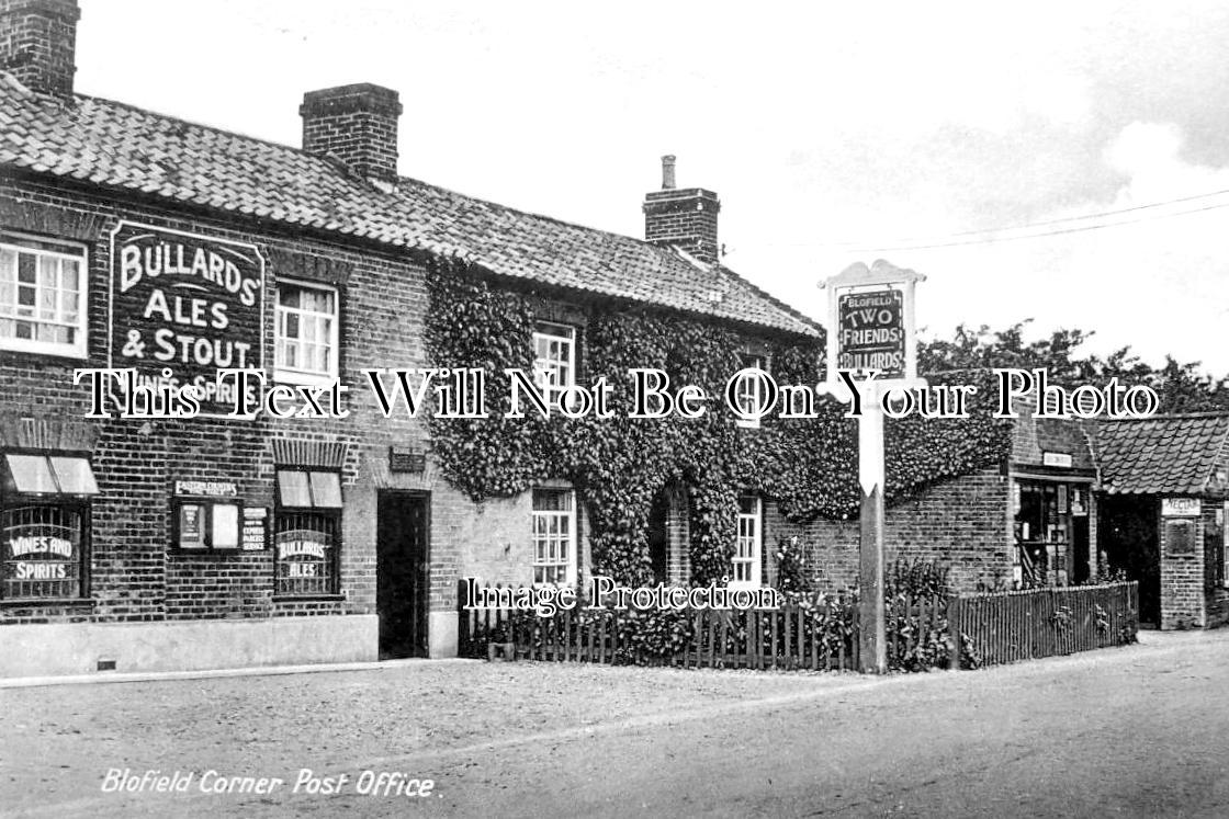 NF 2680 - Two Friends Pub, Blofield Corner Post Office, Norfolk