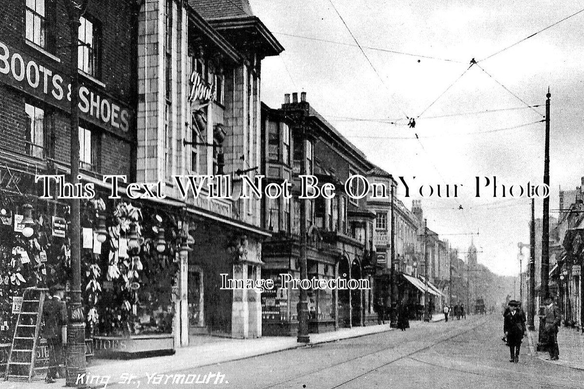 NF 2719 - King Street, Great Yarmouth, Norfolk c1927