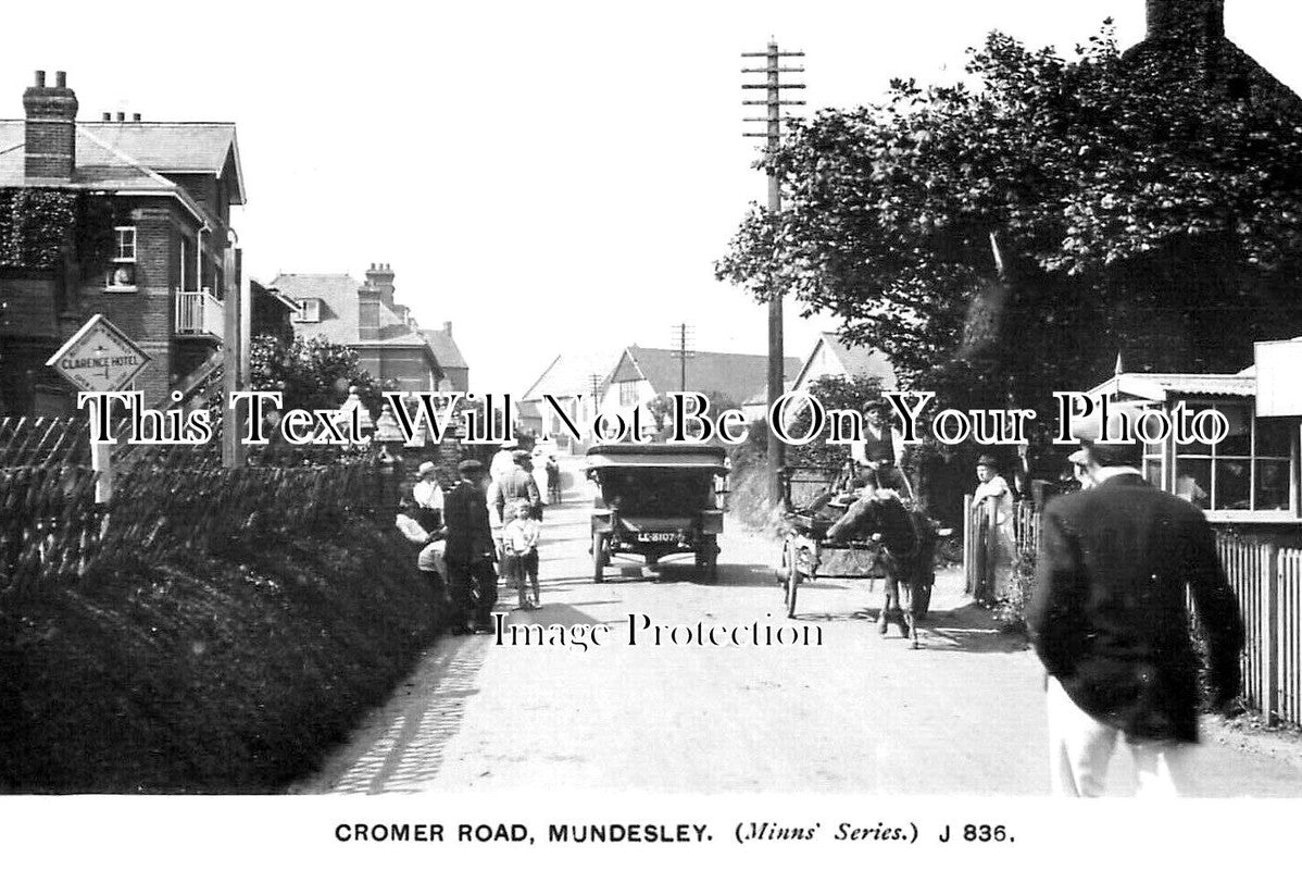 NF 2733 - Cromer Road, Mundesley, Norfolk c1912
