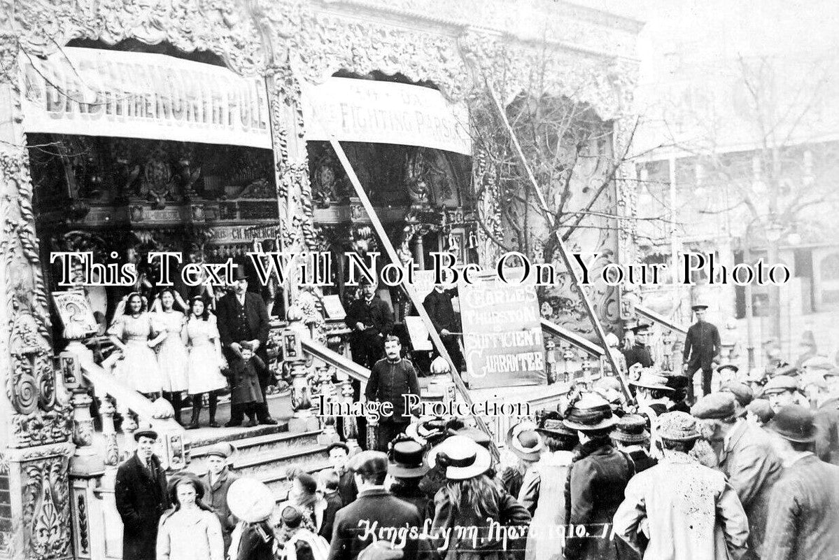 NF 2759 - Kings Lynn Fairground Attraction, Norfolk 1910