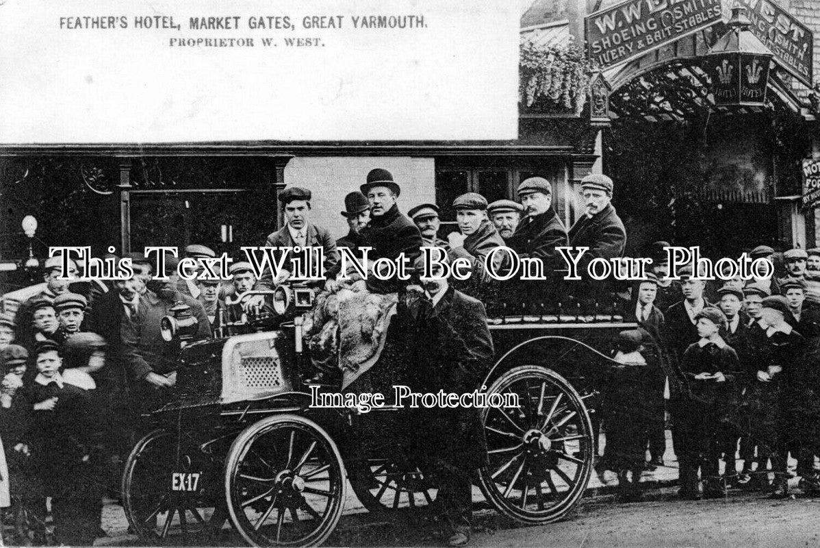 NF 2766 - Feathers Hotel, Great Yarmouth, Norfolk