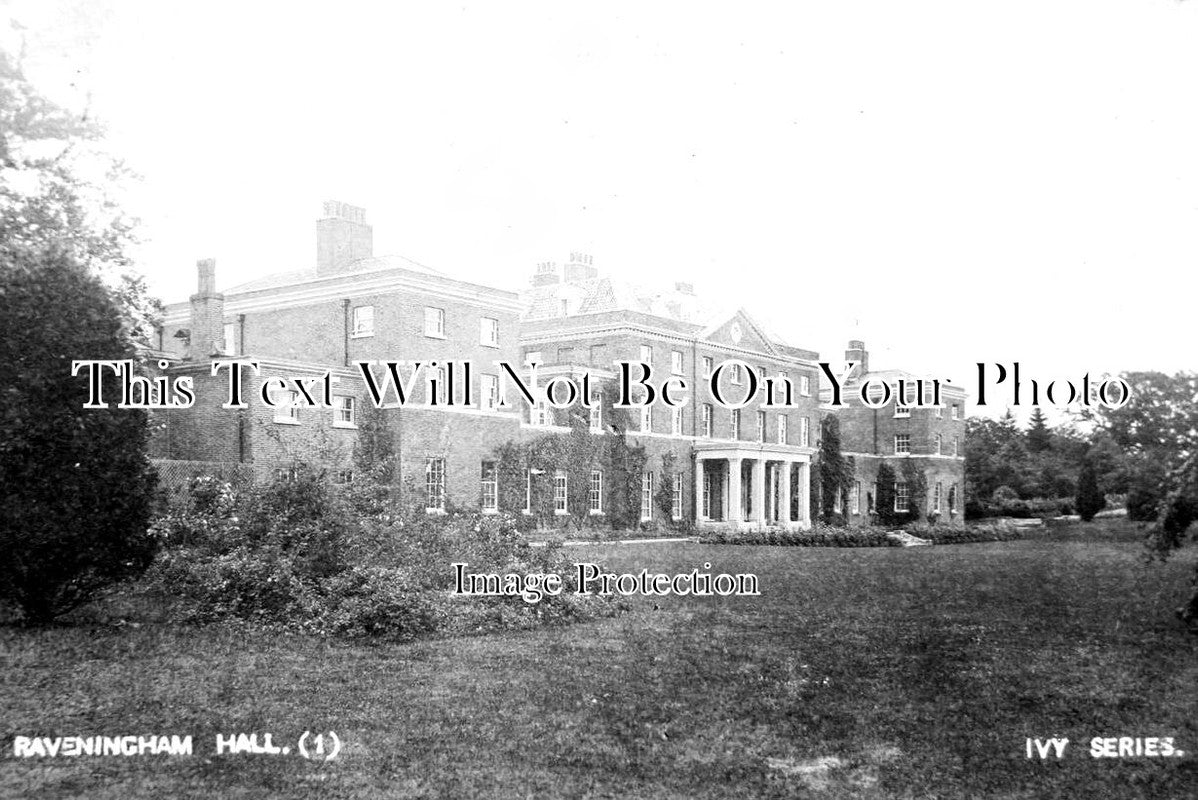 NF 2792 - Raveningham Hall, Norwich, Norfolk c1909