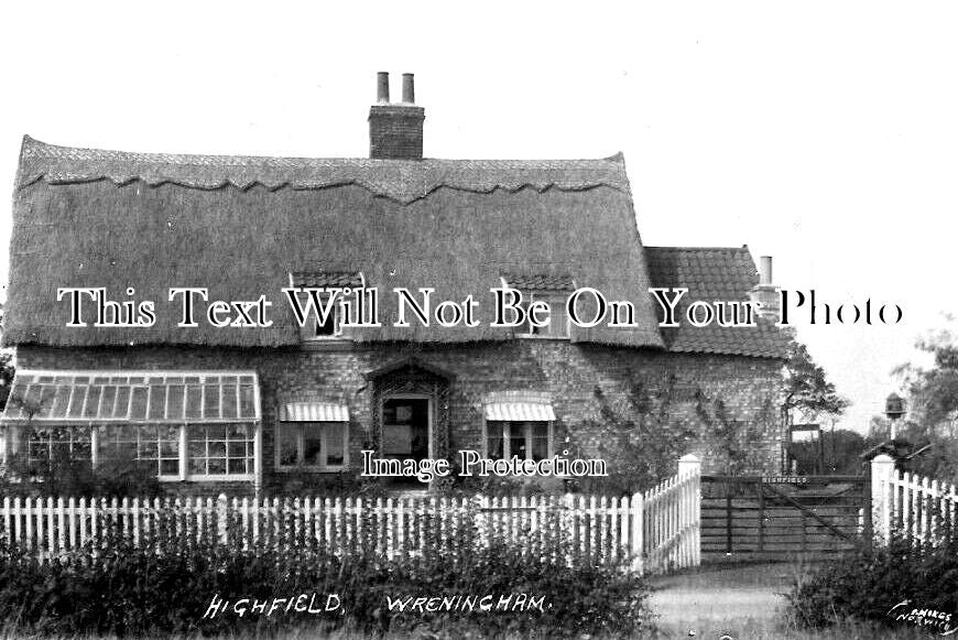 NF 2823 - Highfield, Wreningham, Norfolk c1929