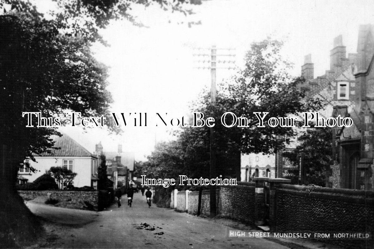 NF 288 - High Street From Northfield, Mundesley, Norfolk