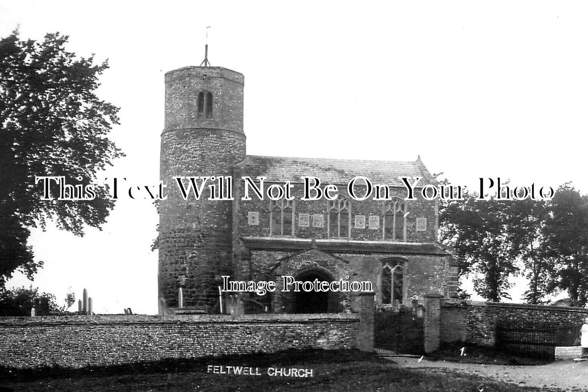 NF 2939 - Feltwell Church, Norfolk c1912