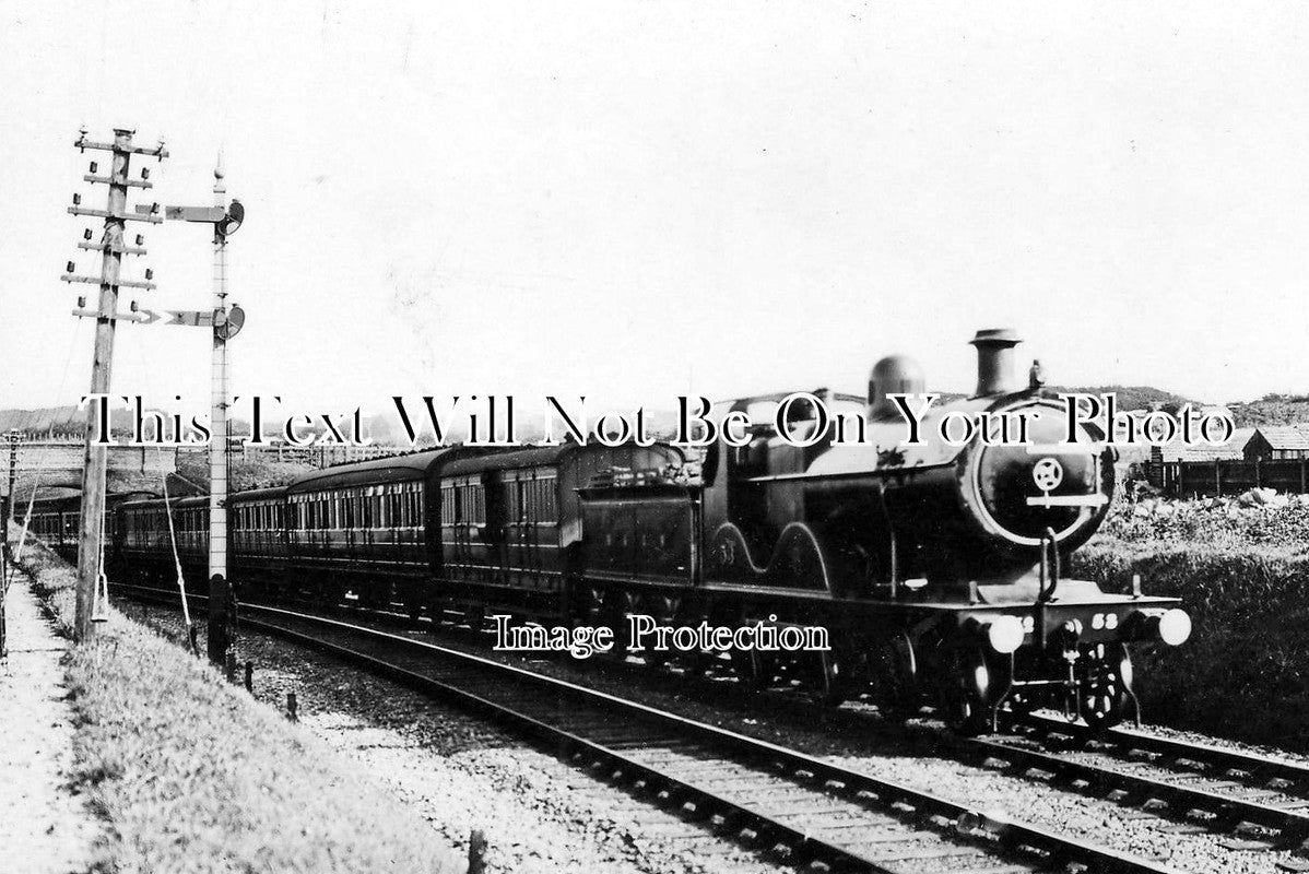NF 294 - Steam Train No.53 Leaving Cromer, Norfolk