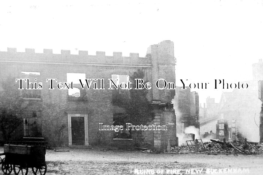 NF 2979 - Ruins Of Fire, New Buckenham, Norfolk