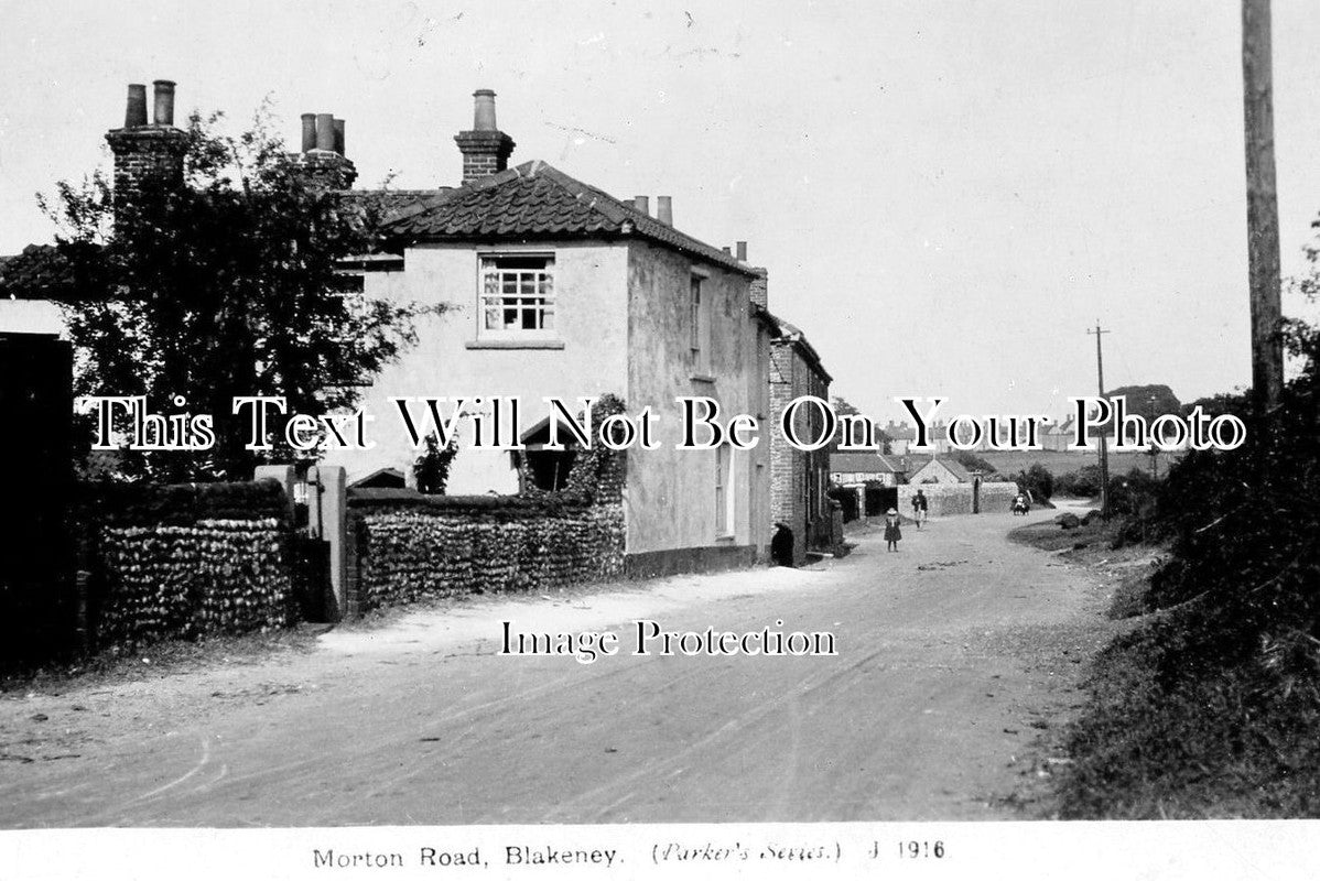 NF 299 - Morton Road, Blakeney, Norfolk c1918