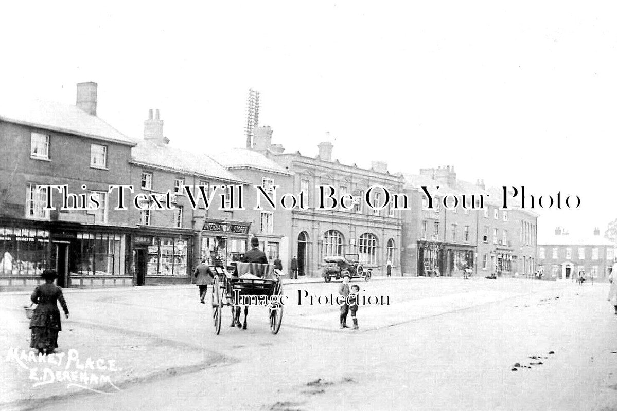 NF 3004 - Market Place, Dereham, Norfolk c1915