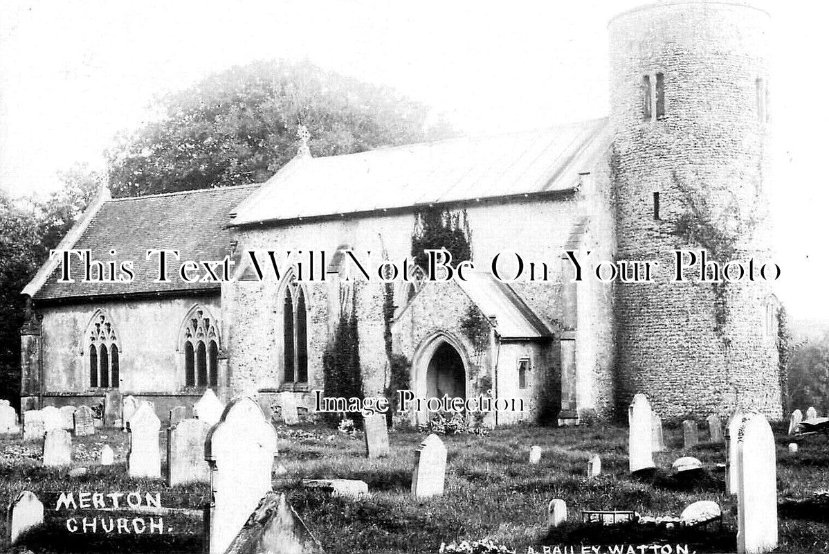 NF 3094 - Merton Church, Norfolk c1912