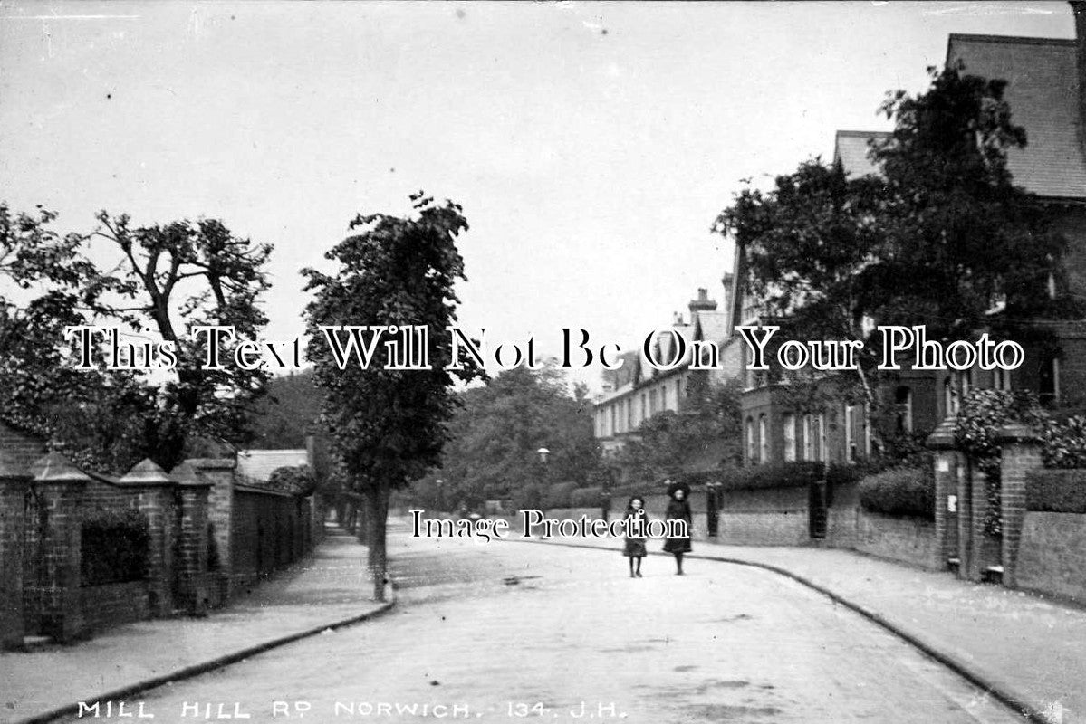 NF 310 - Mill Hill Road, Norwich, Norfolk c1920