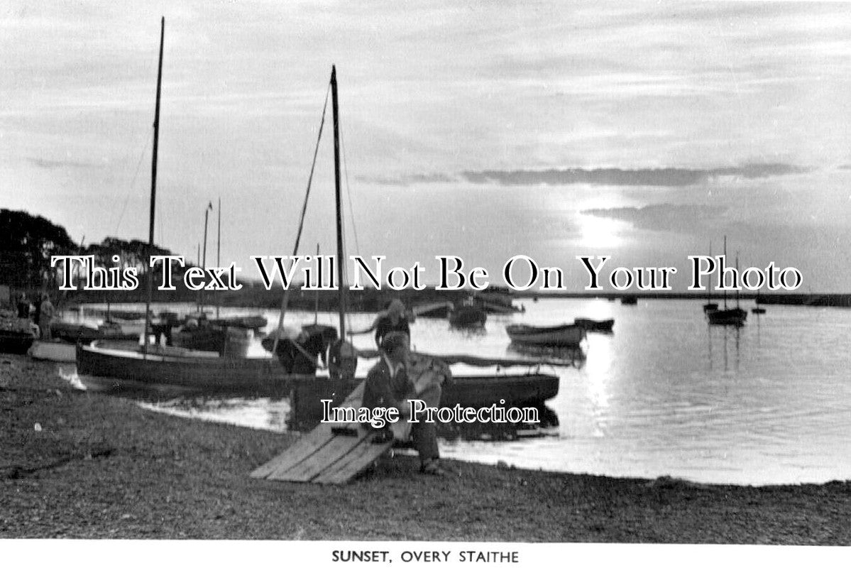 NF 3118 - Sunset, Overy Staithe, Norfolk