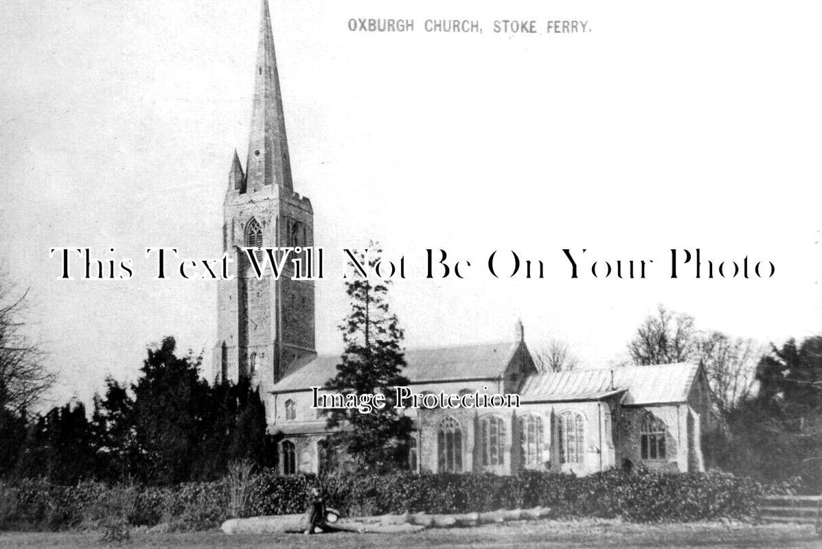 NF 3144 - Oxburgh Church, Stoke Ferry, Norfolk c1911