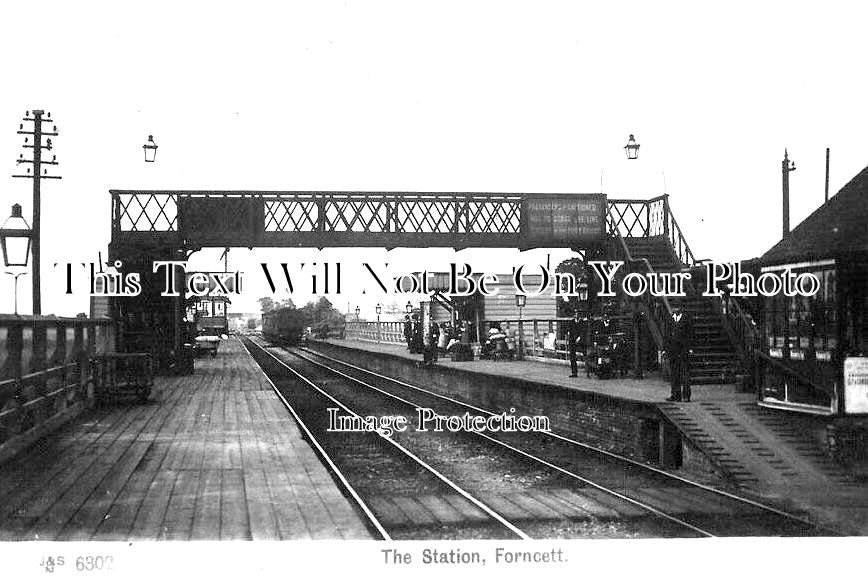 NF 3212 - Forncett Railway Station, Norfolk c1908