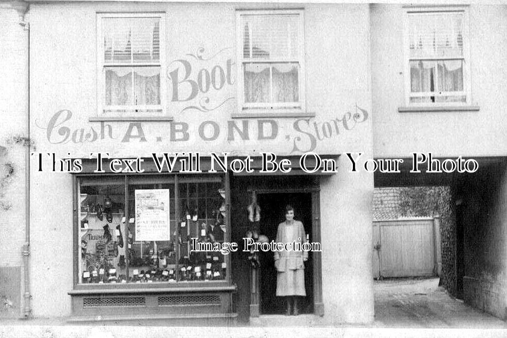 NF 3235 - A Bond Shopfront, Dereham, Norfolk c1920