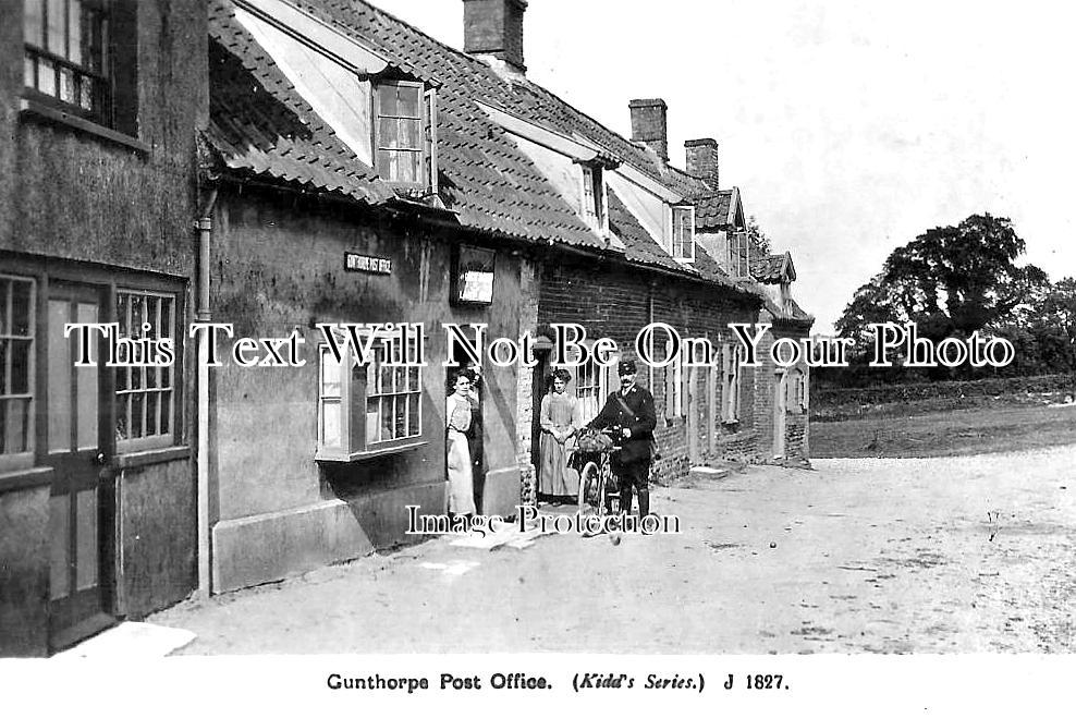 NF 3248 - Gunthorpe Post Office, Fakenham, Norfolk c1918