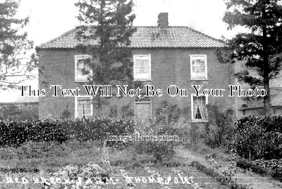 NF 3276 - Red Brick Farm, Thompson, Norfolk c1910