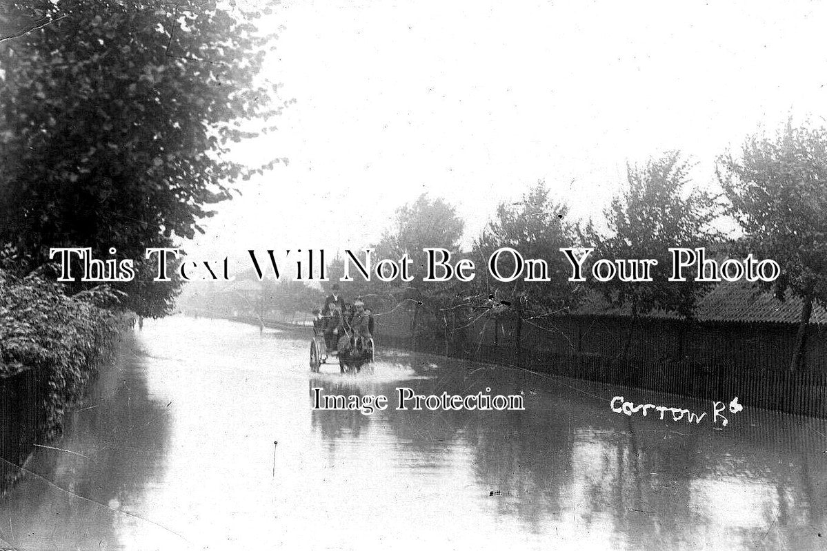 NF 3298 - Carrow Road, Norwich Floods, Norfolk 1912