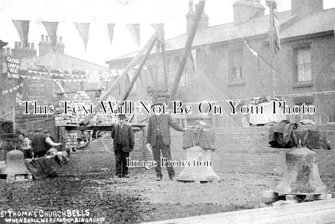 NF 3372 - St Thomas Church Bells, Norwich, Norfolk