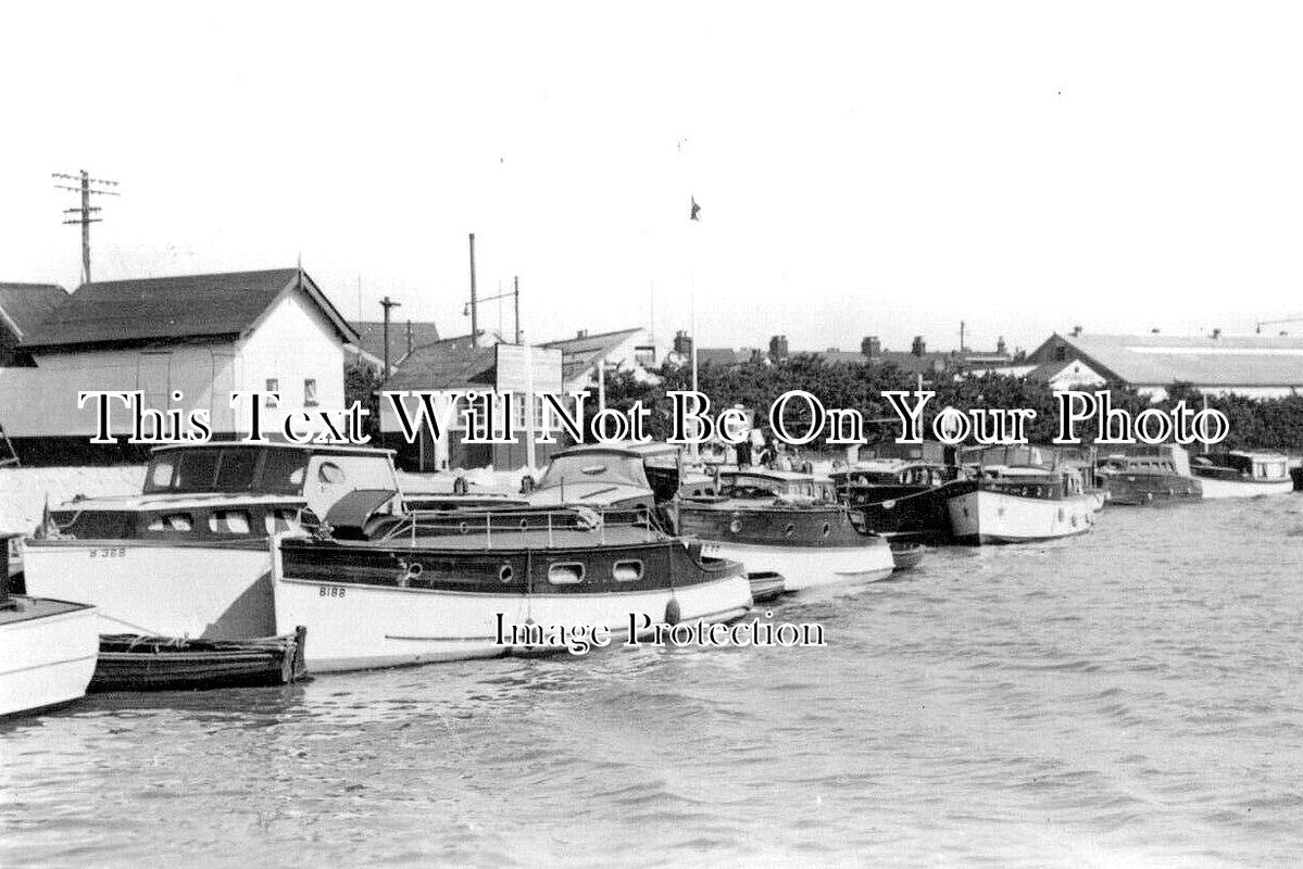 NF 3408 - Great Yarmouth Yacht Station, Norfolk c1956