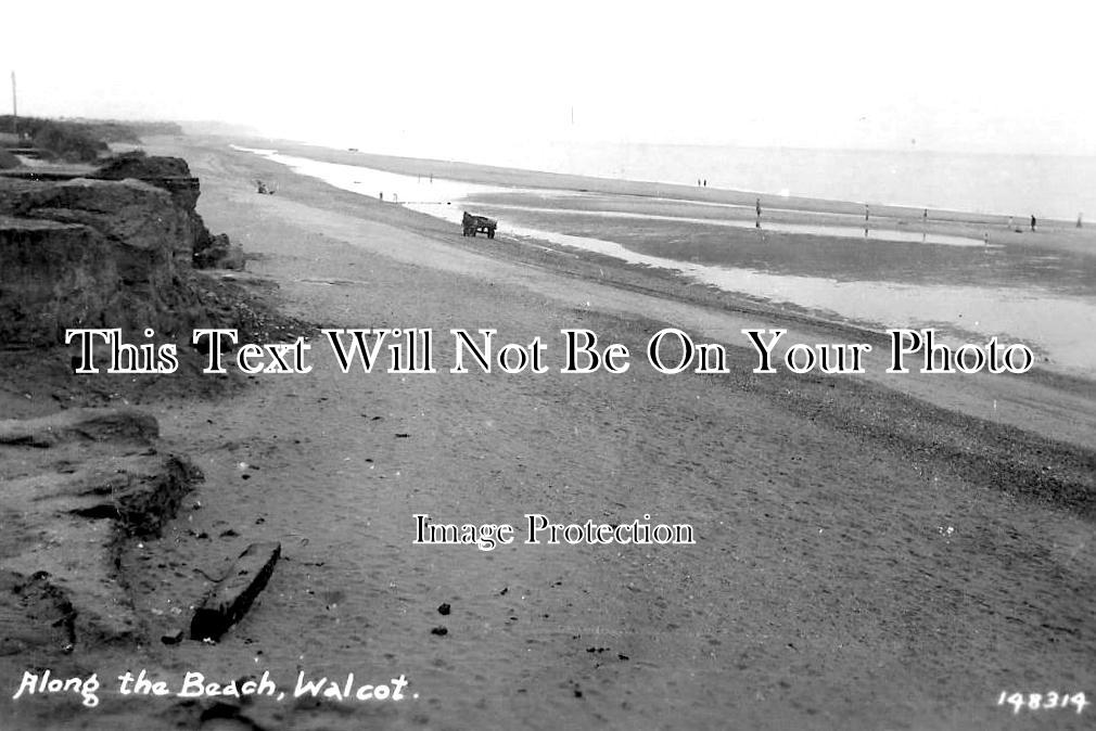 NF 3423 - Along The Beach, Walcot, Norfolk c1943