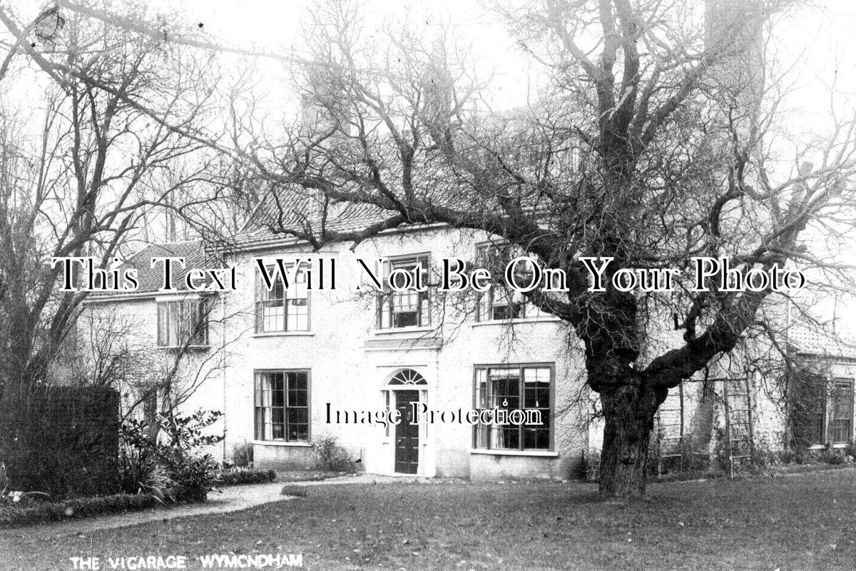 NF 3495 - The Vicarage, Wymondham, Norfolk c1908