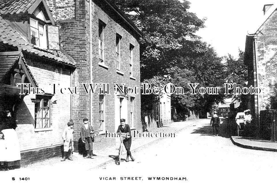 NF 3496 - Vicar Street, Wymondham, Norfolk c1912